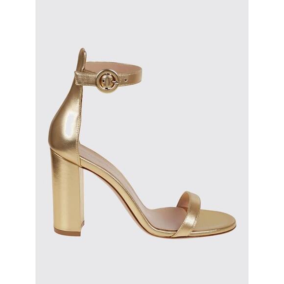 Gianvito Rossi Shoes - Gianvito Rossi Womens Gaeta Ankle Strap Sandals in Mekong 39.5